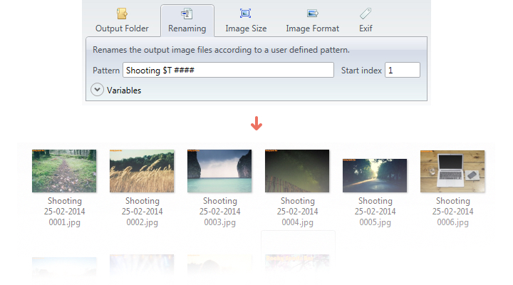 Rename Image Files in Batch.