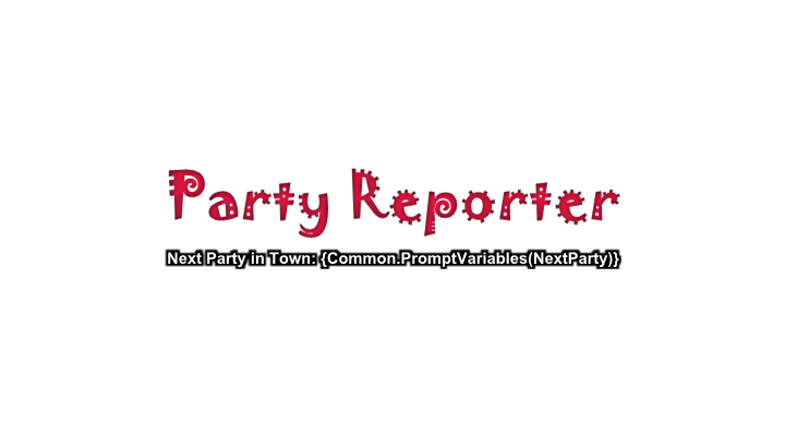 Party Reporter Sample