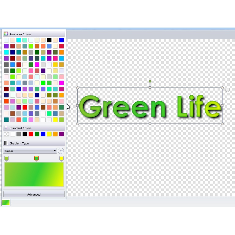Brilliant Color Gradients for Watermarks.